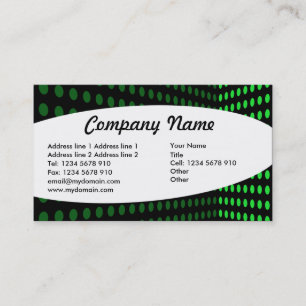 Elliptisch - toon-hoek - groen II Visitekaartje