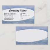 Elliptisch - Toonhoek - Zee en lucht Visitekaartje (Voorkant / Achterkant)