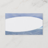 Elliptisch - Toonhoek - Zee en lucht Visitekaartje (Achterkant)