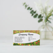 Elliptisch Zee Tulpen II Visitekaartje (Staand voorkant)