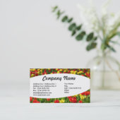 Elliptisch Zee van Tulpen III Visitekaartje (Staand voorkant)