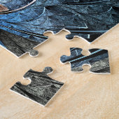 Elliptische Butterfly Puzzle met tin Legpuzzel (Zijkant)