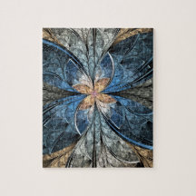 Elliptische Butterfly Puzzle met tin