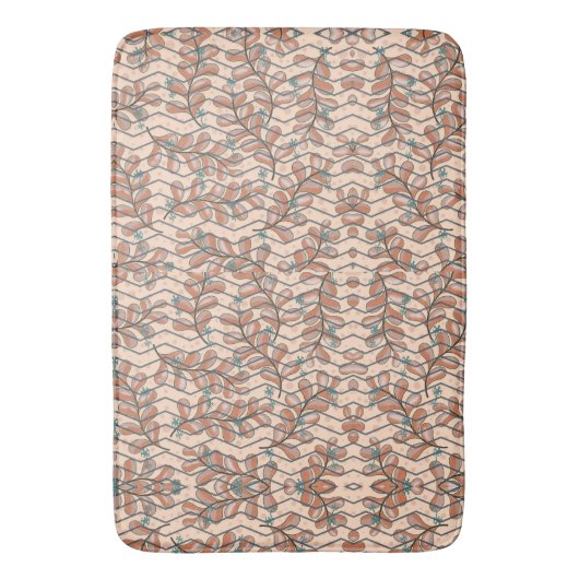 Elliptische flesvormige Abstracte plateau Badmat (Voorkant Verticaal)