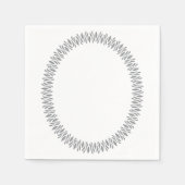 Elliptische Lijsten servetten (Voorkant)