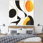 Elliptische Ritme Canvas Afdruk (Insitu (Slaapkamer))