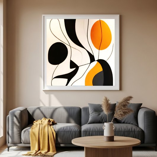 Elliptische Ritme Canvas Afdruk