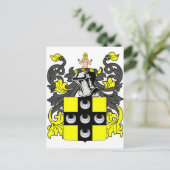 Ellis Coat of Arms Briefkaart (Staand voorkant)