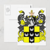 Ellis Coat of Arms Briefkaart (Voorkant / Achterkant)