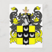 Ellis Coat of Arms Briefkaart (Voorkant)