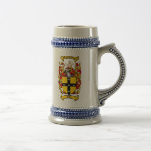 Ellis Coat of Arms Stein / Ellis Family Crest Bierpul