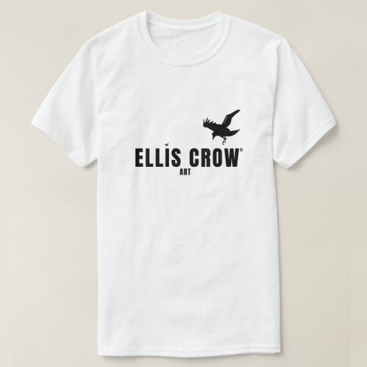 'ELLIS CROW ART / BLACK FLIGHT' T-SHIRT (Design voorkant)