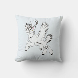 Ellis Dark Fantasy Reindeer Accent Pillow Kussen