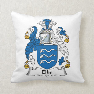 Ellis Family Crest Kussen