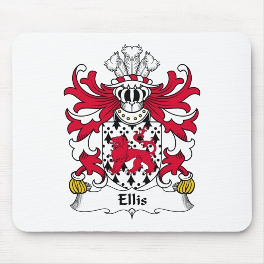 Ellis Family Crest Muismat (Voorkant)