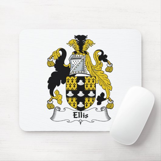 Ellis Family Crest Muismat (Met muis)