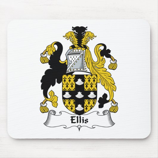 Ellis Family Crest Muismat (Voorkant)