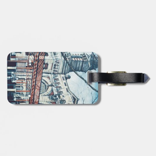 Ellis Island Bagagelabel (Achterkant horizontaal)