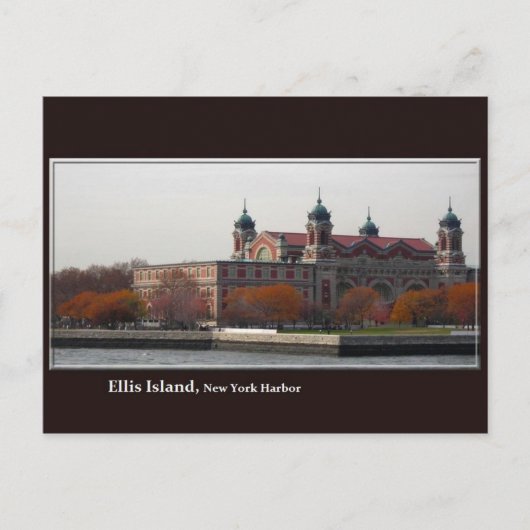 Ellis Island Briefkaart (Voorkant)