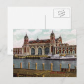 Ellis Island  Briefkaart (Voorkant / Achterkant)