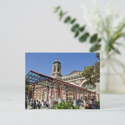 Ellis Island briefkaart (Staand voorkant)