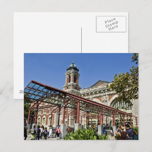 Ellis Island briefkaart (Voorkant / Achterkant)