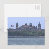 Ellis Island Briefkaart (Voorkant / Achterkant)