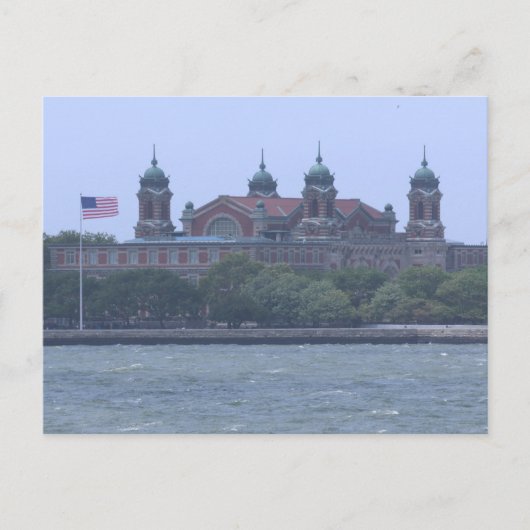 Ellis Island Briefkaart (Voorkant)
