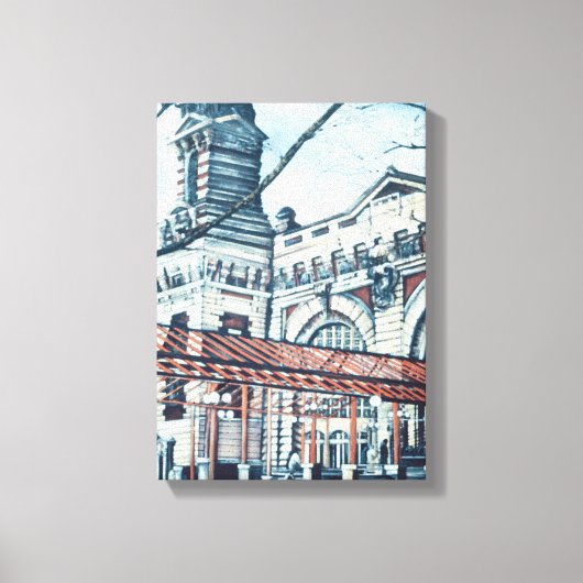 Ellis Island Canvas Afdruk (Voorkant)