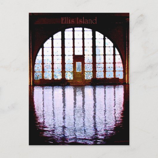 Ellis Island I Briefkaart (Voorkant)