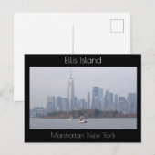 Ellis Island Manhattan, New York Briefkaart (Voorkant / Achterkant)