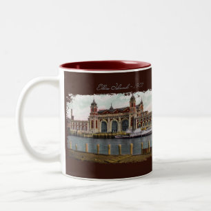 Ellis Island Mok met gekleurde koffie