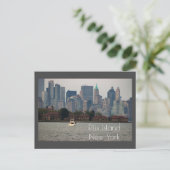Ellis Island New York Briefkaart (Staand voorkant)