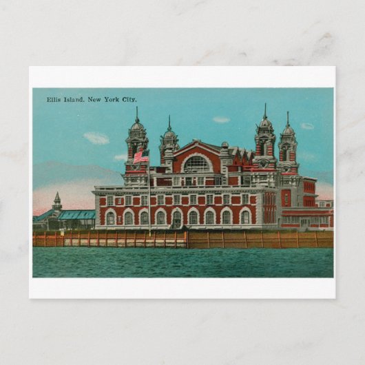  Ellis Island, New York City Briefkaart (Voorkant)