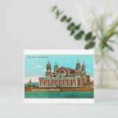 Ellis Island, New York City Briefkaart (Staand voorkant)