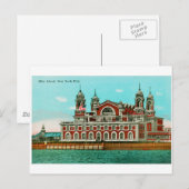 Ellis Island, New York City Briefkaart (Voorkant / Achterkant)