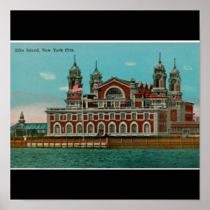 Ellis Island, New York CIty Poster