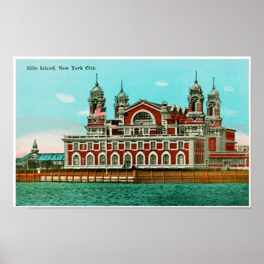 Ellis Island, New York City Poster (Voorkant)