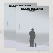 Ellis Island New York NYC (Voorkant / Achterkant)