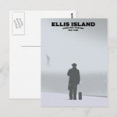 Ellis Island New York NYC Briefkaart (Voorkant / Achterkant)