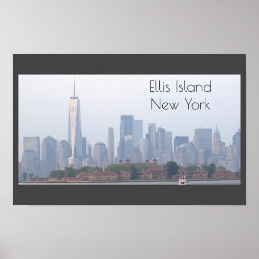 Ellis Island New York Poster (Voorkant)