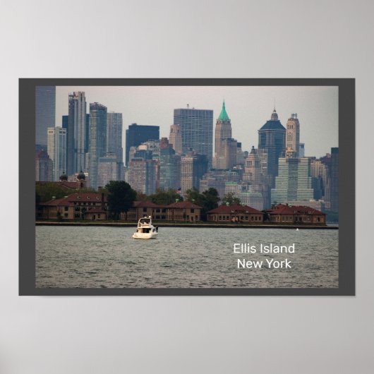 Ellis Island New York Poster (Voorkant)