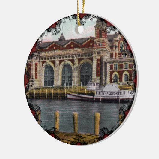  Ellis Island Ornament (Links)