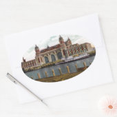 Ellis Island Ovale Sticker (Envelop)