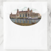 Ellis Island Ovale Sticker (Tas)