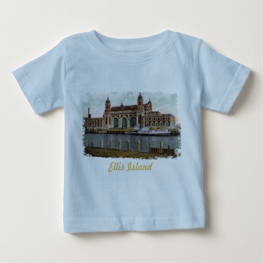 Ellis Island Painted Baby Shirt (Voorkant)