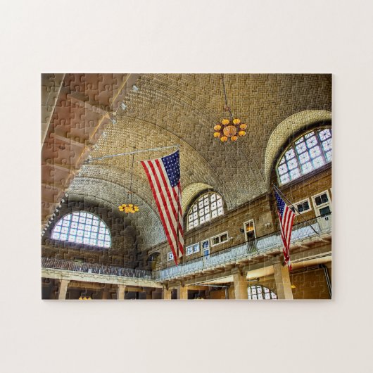 Ellis Island Puzzel Legpuzzel (Horizontaal)