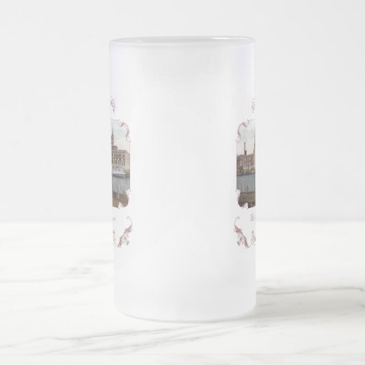 Ellis Island Victoriaans koffie Mok (Center)