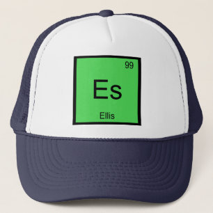 Ellis Name Chemistry Element Periodic Table Trucker Pet