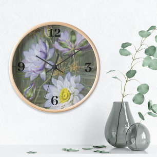 Ellis Rowan Blauw Wit Water Lelie  Bloemen